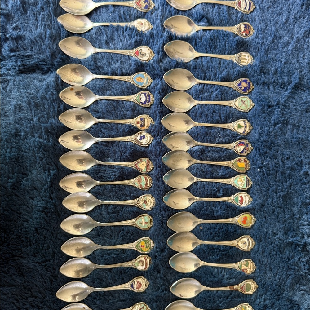 MEGA VINTAGE SPOON LOT (60 spoons)